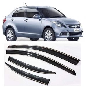 rain window door visor wind deflectors For Swift (12-16) - Black